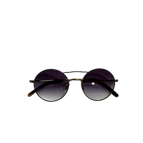 Oliver Peoples Nickol Sunglasses in Silver with Purple Lenses main image 4